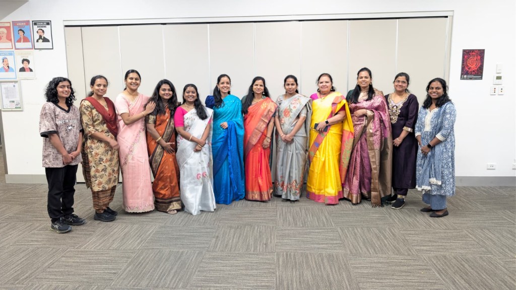 CTS teachers and volunteers at the Independence Day celebration